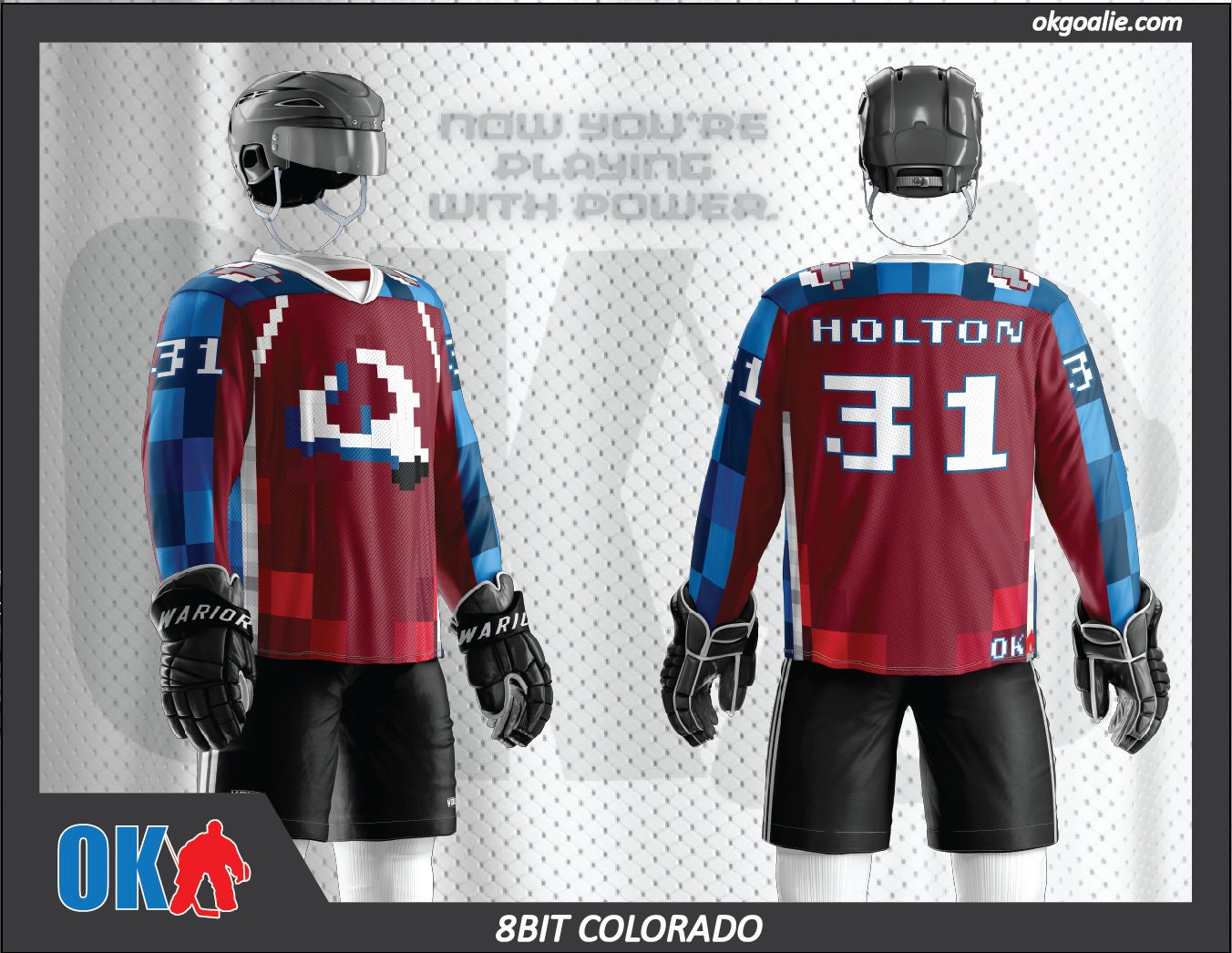 8bit Colorado Hockey Jersey