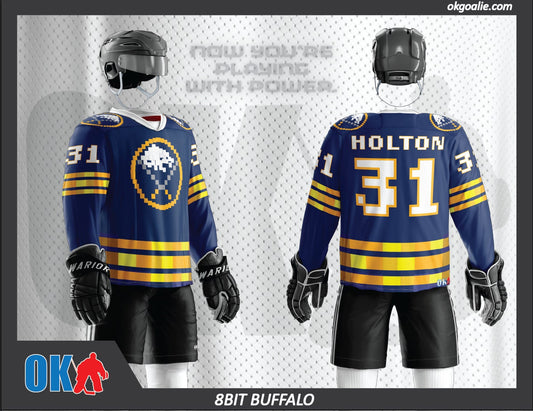 8bit Buffalo Hockey Jersey
