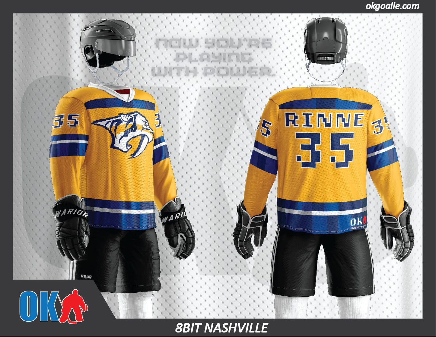 8bit Nashville Hockey Jersey