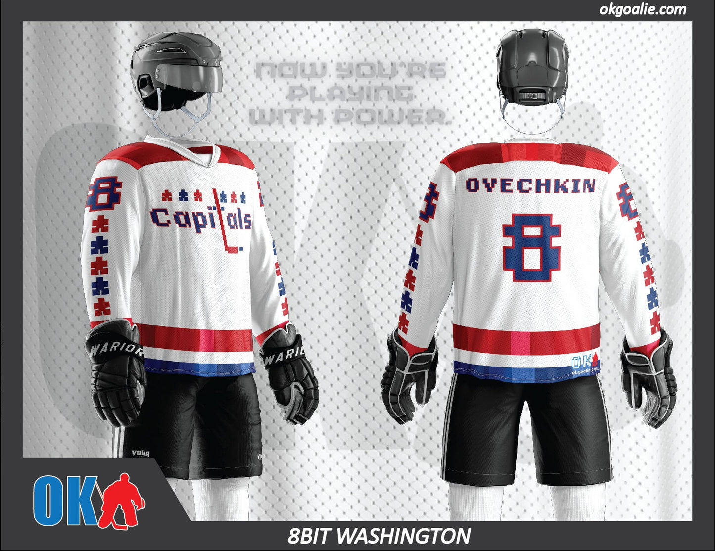 8bit Washington Hockey Jersey
