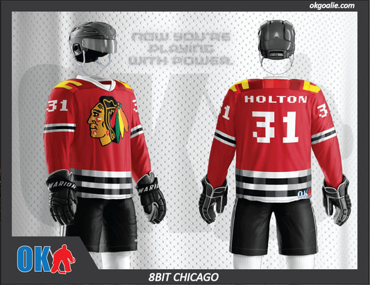 8bit Chicago Hockey Jersey
