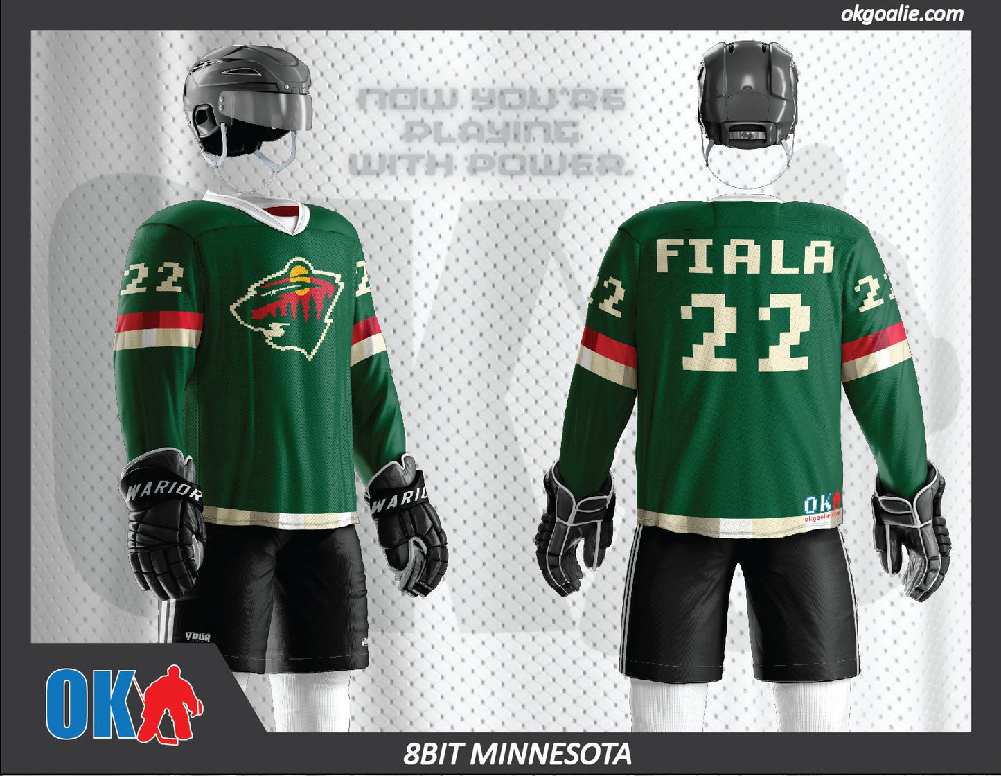8bit Minnesota Hockey Jersey