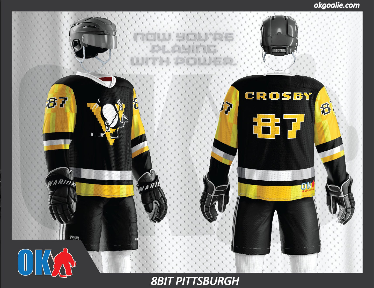 8bit Pittsburgh Hockey Jersey
