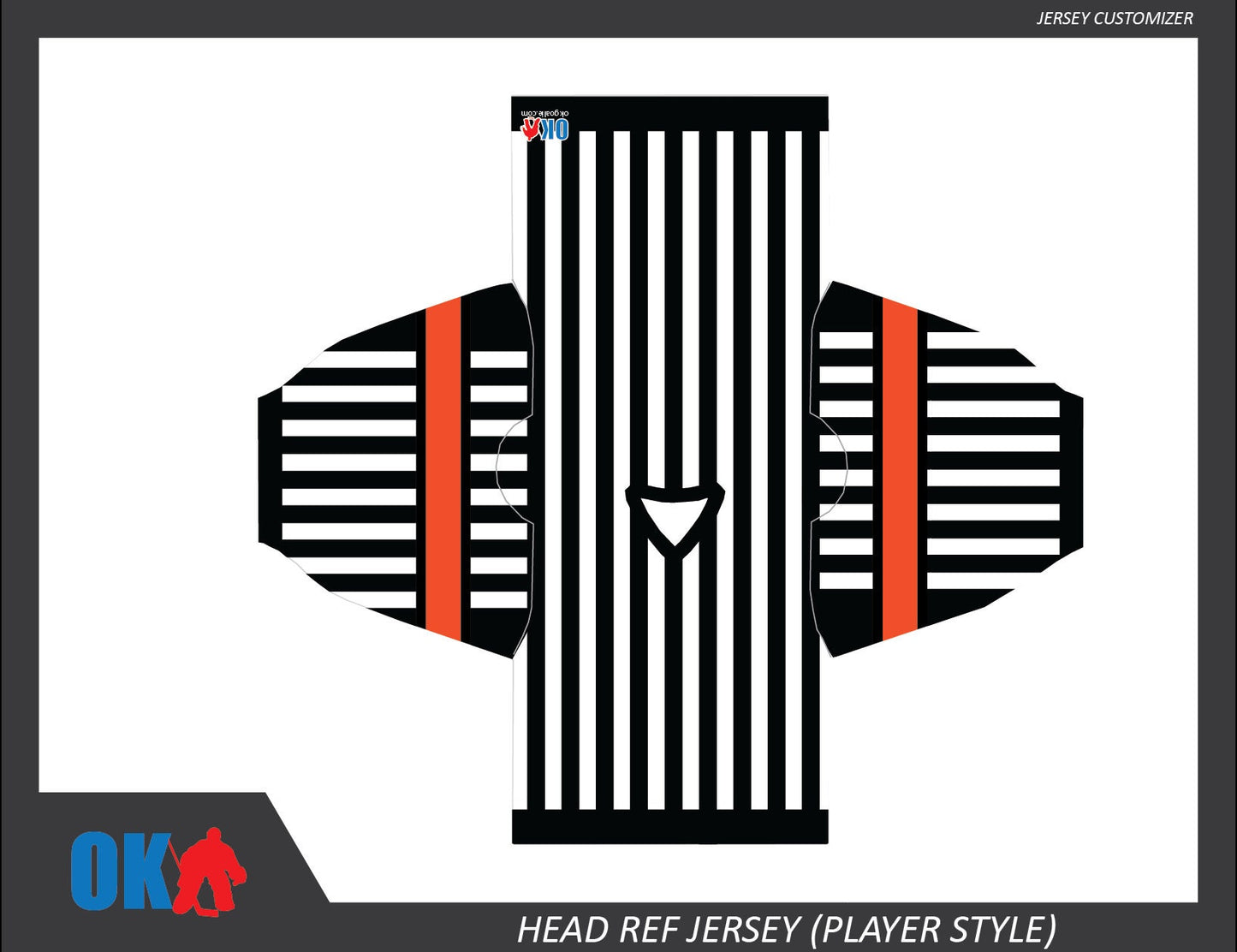 Referee Hockey Jersey (player cut)