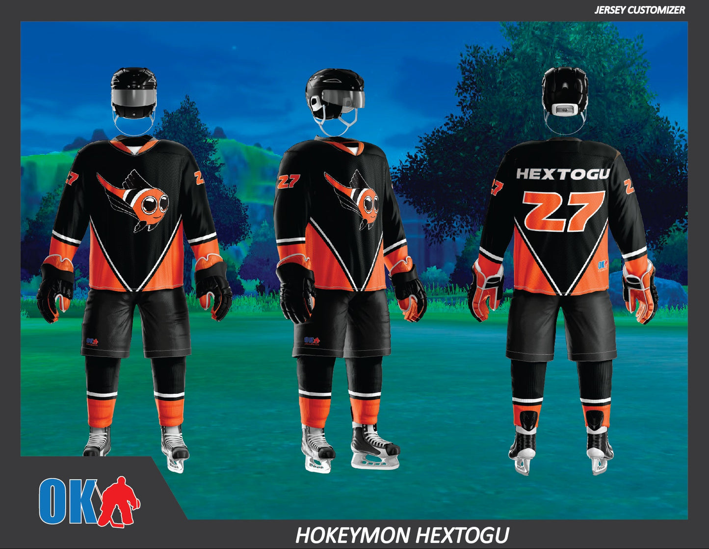 Hextogu Hokeymon Hockey Jersey