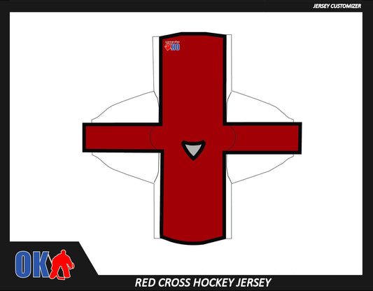Red Cross Custom Hockey Jersey