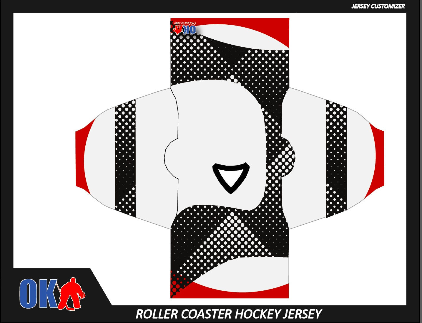 Roller Coaster Custom Hockey Jersey