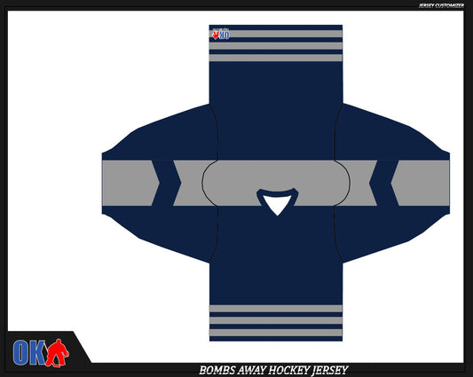 Bombs Away Custom Hockey Jersey