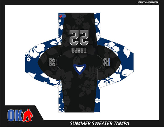 Tampa Summer Sweater Custom Hockey Jersey